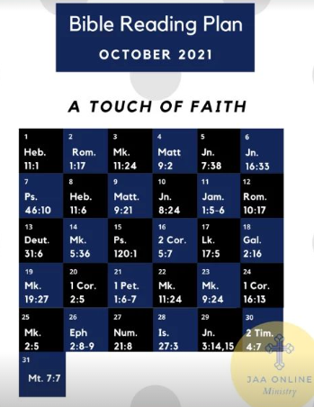 bible plan for october 21
